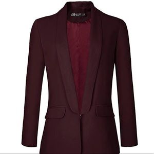 Gorgeous cranberry burgundy blazer
